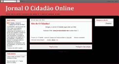 Desktop Screenshot of ocidadaonline.blogspot.com