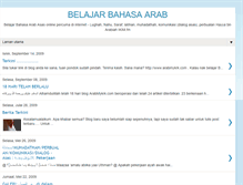 Tablet Screenshot of belajar-bahasa-arab-mykrk.blogspot.com