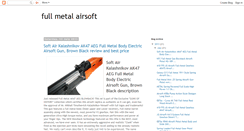 Desktop Screenshot of fullmetalairsoft.blogspot.com