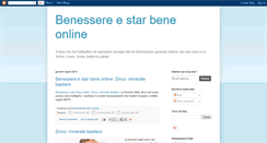 Desktop Screenshot of benessereestarbeneonline.blogspot.com