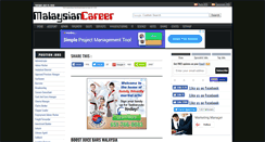 Desktop Screenshot of malaysian-career.blogspot.com