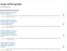 Tablet Screenshot of bestofkrupscoffeegrinder-reviews.blogspot.com