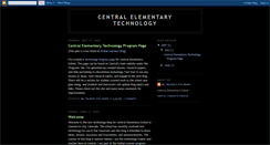 Desktop Screenshot of centralelemtech.blogspot.com