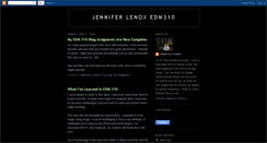 Desktop Screenshot of jenniferlenoxedm310.blogspot.com