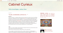 Desktop Screenshot of cabinetcurieux.blogspot.com