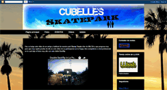 Desktop Screenshot of cubelleskatepark.blogspot.com