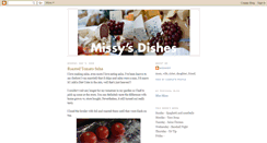 Desktop Screenshot of missysdishes.blogspot.com