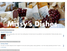 Tablet Screenshot of missysdishes.blogspot.com