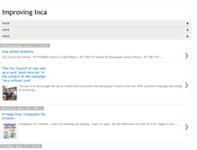 Tablet Screenshot of improving-inca.blogspot.com