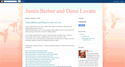 Desktop Screenshot of justinbieberdemilovato.blogspot.com