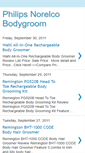 Mobile Screenshot of philips-norelco-bodygroom.blogspot.com
