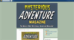 Desktop Screenshot of mysterious-adventure.blogspot.com