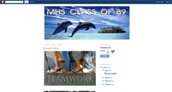 Desktop Screenshot of mhsclassof89.blogspot.com