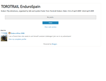 Tablet Screenshot of endurospain.blogspot.com