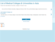 Tablet Screenshot of medicollege.blogspot.com