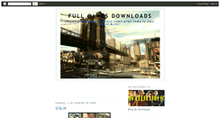 Desktop Screenshot of fullgames-downloads.blogspot.com