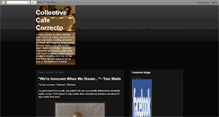Desktop Screenshot of collectivecafecorrecto.blogspot.com
