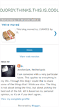 Mobile Screenshot of djordythinksthisiscool.blogspot.com