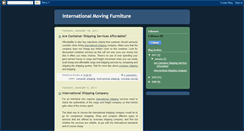 Desktop Screenshot of international-moving-furniture.blogspot.com