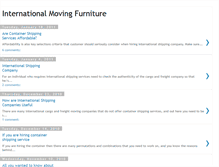 Tablet Screenshot of international-moving-furniture.blogspot.com