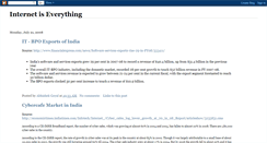 Desktop Screenshot of internetiseverything.blogspot.com