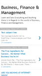 Mobile Screenshot of businessfinancemanagement.blogspot.com
