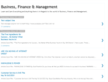 Tablet Screenshot of businessfinancemanagement.blogspot.com