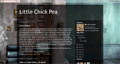 Desktop Screenshot of little-chick-pea.blogspot.com