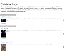 Tablet Screenshot of photosbysonja.blogspot.com