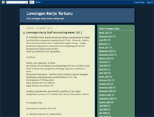Tablet Screenshot of lowongankerja002.blogspot.com