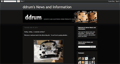 Desktop Screenshot of ddrumnews.blogspot.com