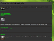 Tablet Screenshot of gajavolgy.blogspot.com