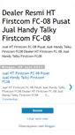 Mobile Screenshot of jualfirstcomfc-08.blogspot.com