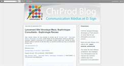 Desktop Screenshot of chrprod.blogspot.com