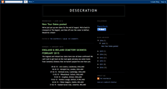 Desktop Screenshot of desecrationuk.blogspot.com