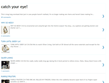 Tablet Screenshot of catch-your-eye.blogspot.com