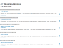 Tablet Screenshot of myadoptionreunion.blogspot.com
