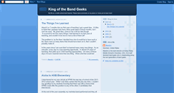 Desktop Screenshot of bandgeekking.blogspot.com