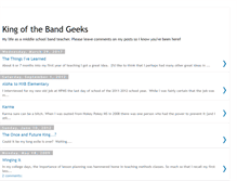 Tablet Screenshot of bandgeekking.blogspot.com