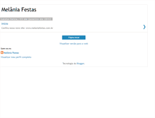 Tablet Screenshot of melaniafestas.blogspot.com