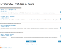 Tablet Screenshot of isacliteratura.blogspot.com