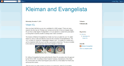 Desktop Screenshot of kleimanevangelistaicl.blogspot.com