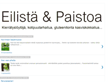 Tablet Screenshot of eilistapaistoa.blogspot.com