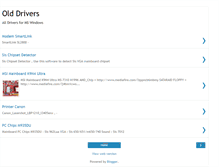 Tablet Screenshot of old-drivers.blogspot.com