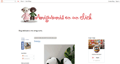 Desktop Screenshot of amigurumisenunclick.blogspot.com