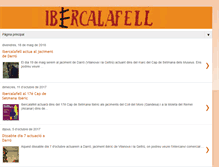 Tablet Screenshot of ibercalafellblog.blogspot.com