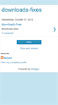 Mobile Screenshot of downloads-fixes.blogspot.com