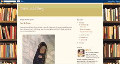 Desktop Screenshot of miscalainey.blogspot.com