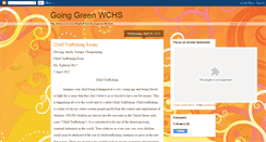 Desktop Screenshot of goinggreenwchs.blogspot.com