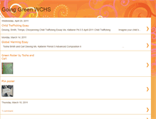 Tablet Screenshot of goinggreenwchs.blogspot.com